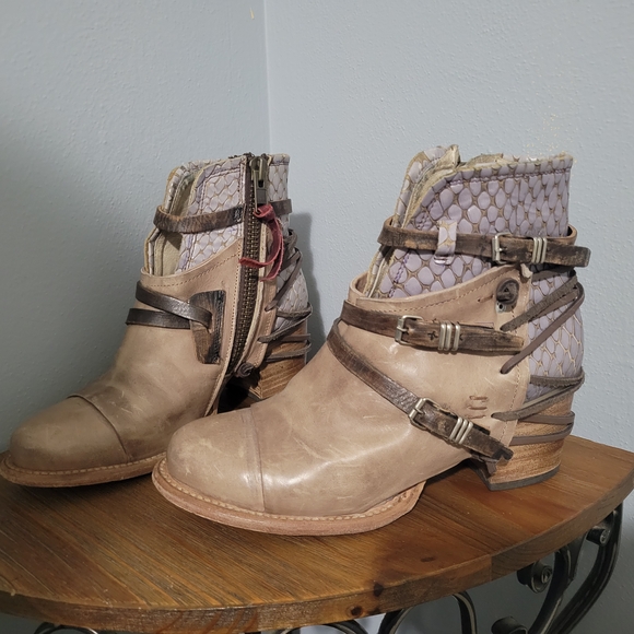 Stylish Taupe Ankle Boots